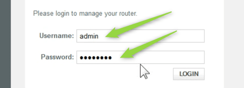 type the Comcast login details