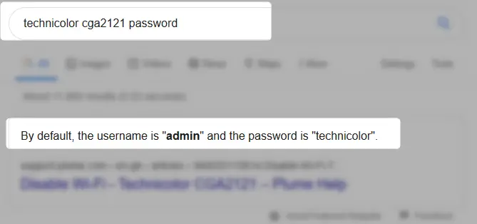 router model password search results