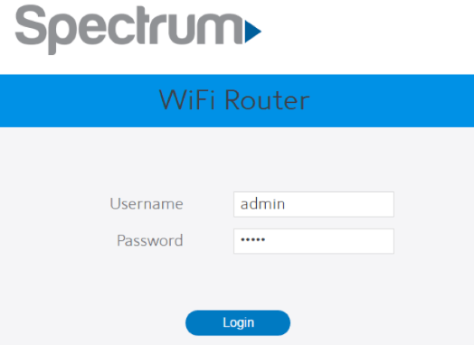 spectrum router login