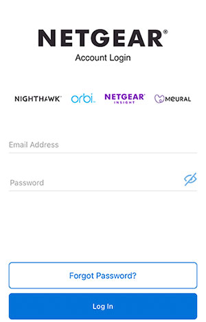 Netgear Nighthawk router login with app