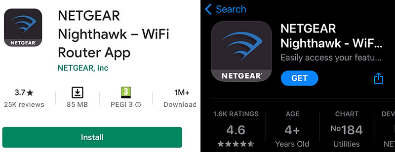 Nighthawk App on Google Play Store and Apple App Store