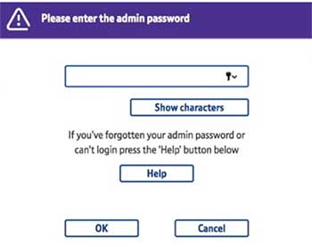 BT router login page