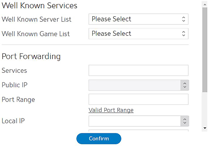 spectrum port assignment not working