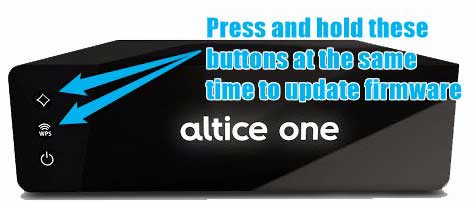 Altice one router update firmware