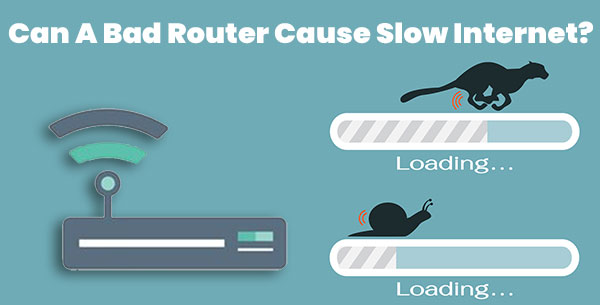 slow internet using router