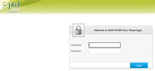 PTCL router login