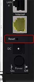 netgear n900 factory reset button