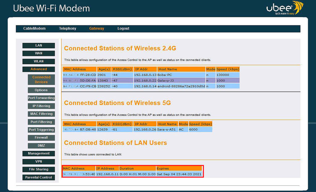 DHCP pool starts with 192.168.0.10