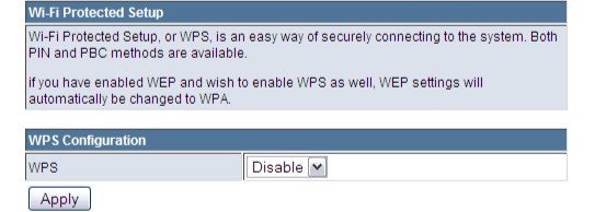 SMC enable WPS