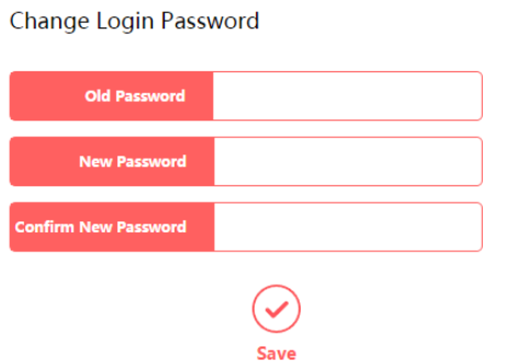 Change the Mercusys router login password