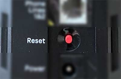 reset button on AT&T Arris BGW210