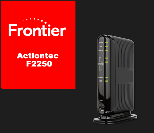 frontier f2250 modem passthrough mac address