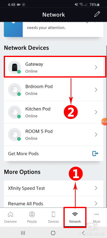 NETWORK option