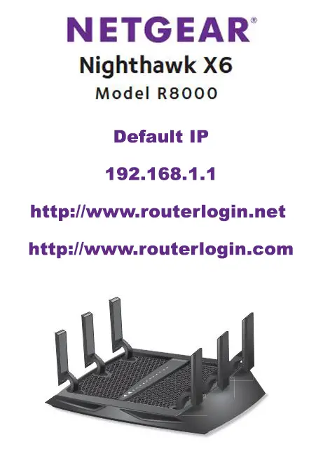 Netgear Nightwalk X6 R8000 router