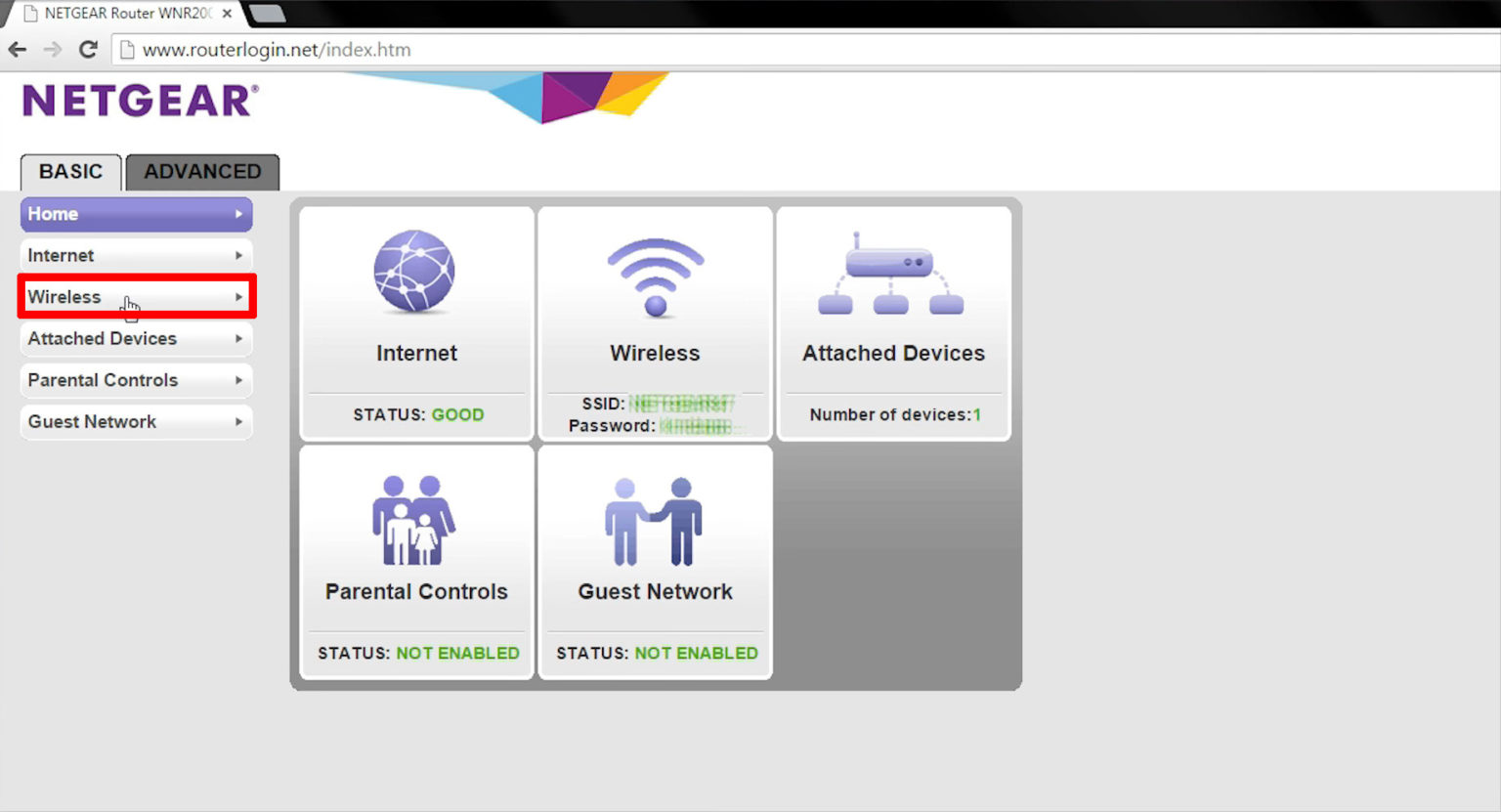 Default wifi password. Netgear wnr2000v4. Netgear login Page.