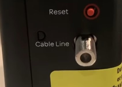 reset button AT&T router