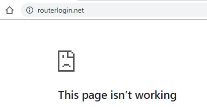 routerlogin.net not working