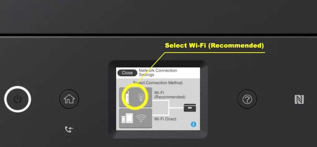 select Wi-Fi