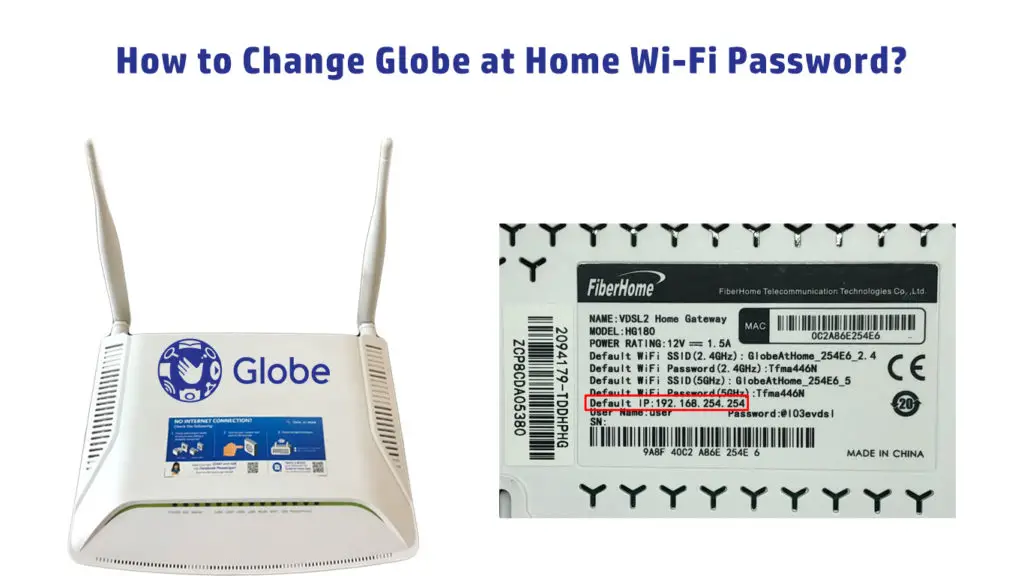 How to Change Globe at Home Wi-Fi Password?