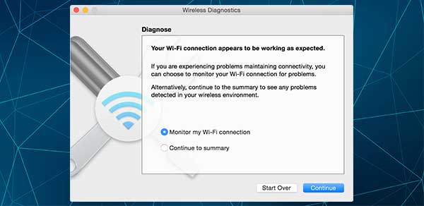 Mac wireless diagnostics