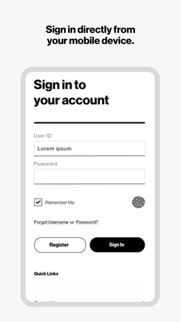 Sign in to your account