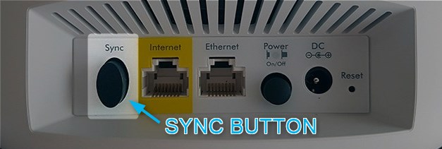 Orbi sync button