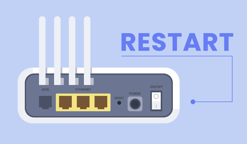 Restart the Wi-Fi