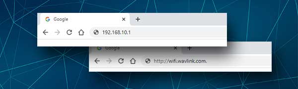 Wavlink router login IP