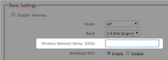 Change Edimax network name