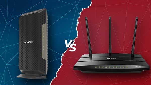 modem and router