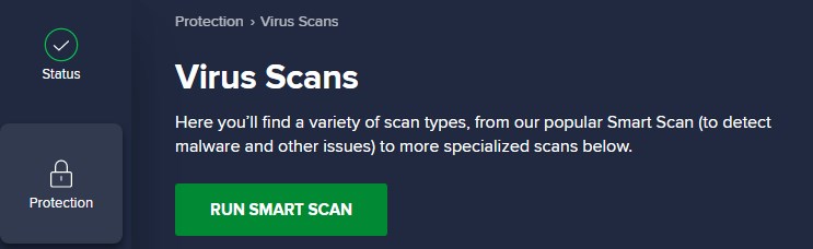 run an antivirus scan