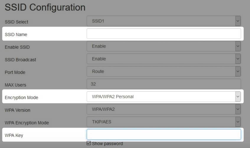 GPON Home Gateway change WiFi login details