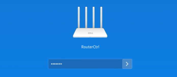 Mi router login page