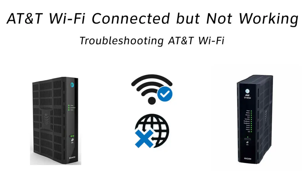 AT&T Wi-Fi Connected But Not Working