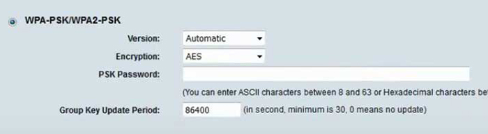 Change SMC default WiFi password