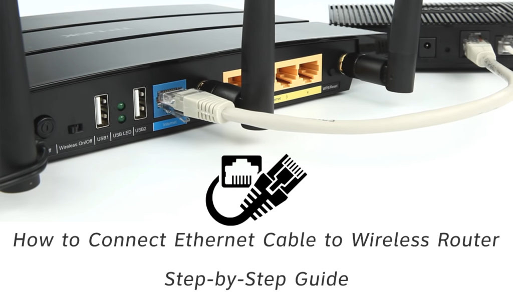 where to put lan cable in router