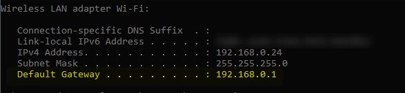 Default Gateway