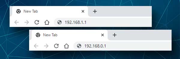 Comtrend router default IP addresses