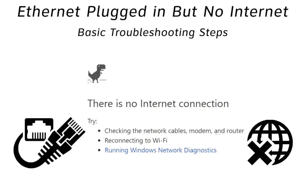 Ethernet Plugged In But No Internet