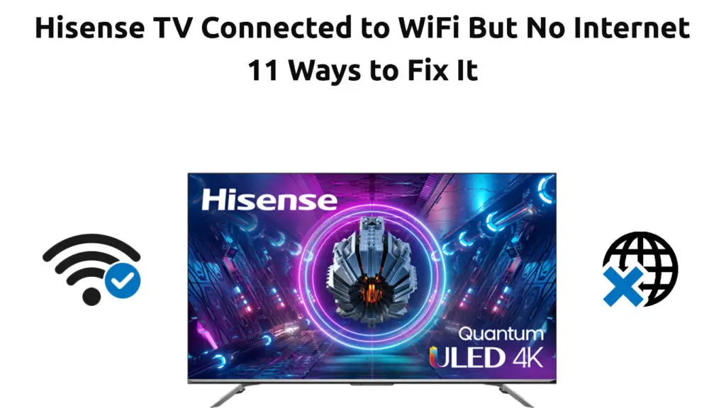 Hisense TV Connected to Wi-Fi But No Internet Access
