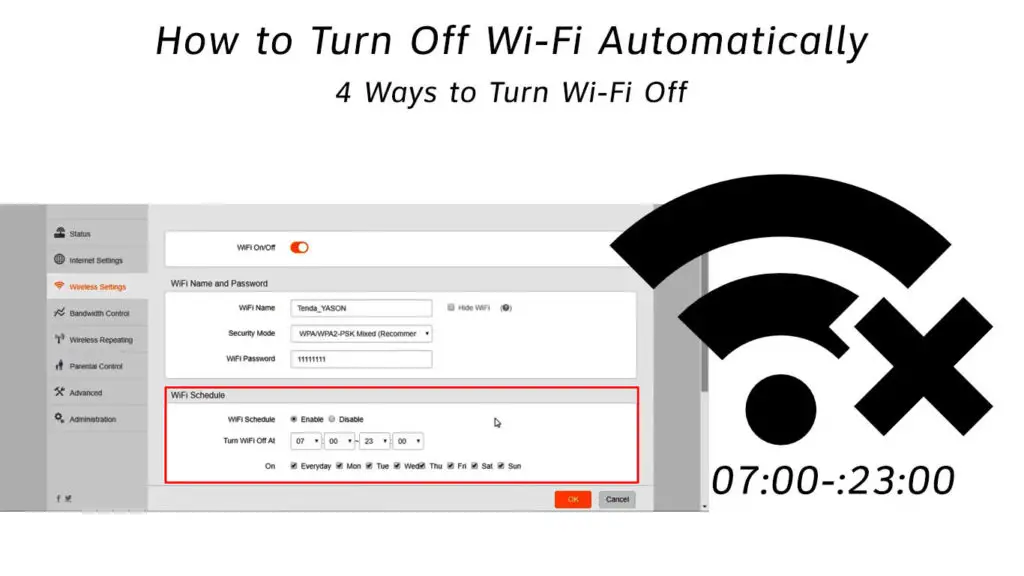 How to Turn Off Wi-Fi Automatically