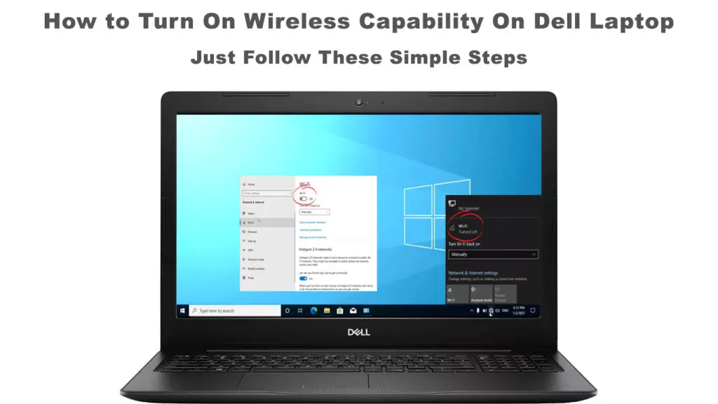 How to Turn On Wireless Capability On Dell Laptop
