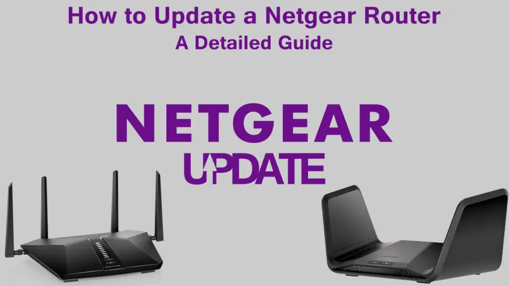 How to Update a Netgear Router