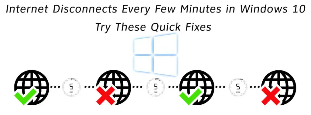 Internet Disconnects Every Few Minutes in Windows 10