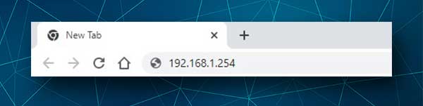 Thomson router login IP address