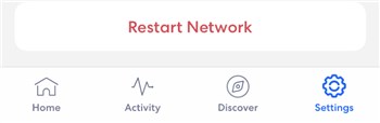 restart eero network
