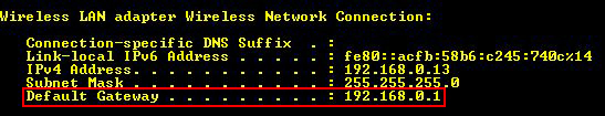 Default Gateway