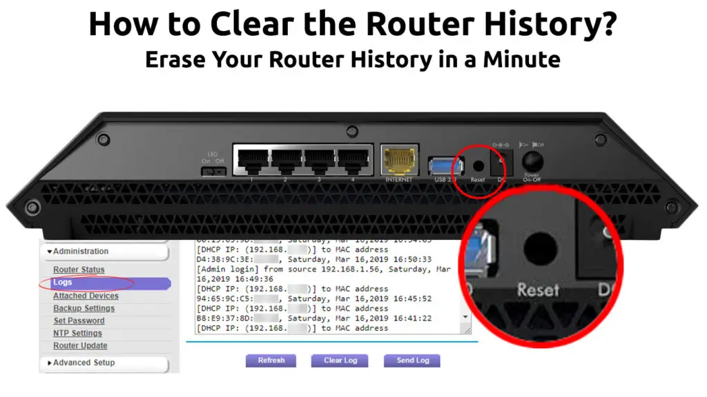 How to Clear the Router History