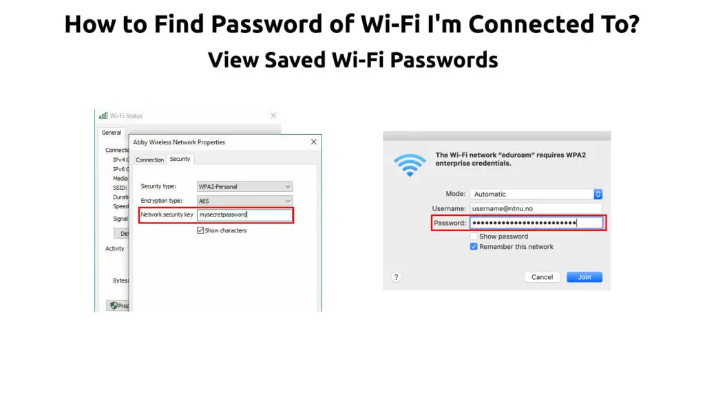 How to Find Password of Wi-Fi I'm Connected To