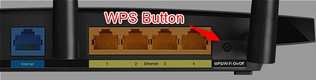 WPS button on router